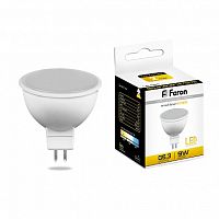 Лампа светодиодная Feron LB-560 MR16 Софит GU5.3 220В 9Вт 800Лм 2700К 50х50мм картинка 